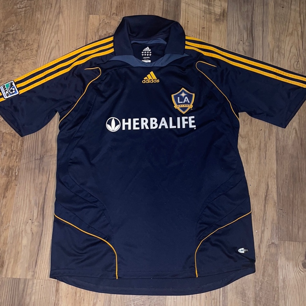 MLS LA Galaxy BECKHAM jersey -size Large